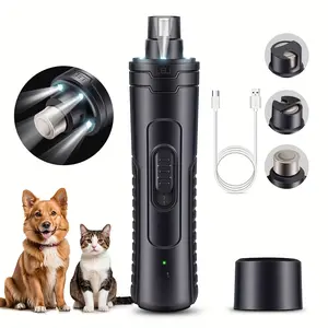 F3 pet nail sharpener with light, electric cat and dog nail clipper, pet grooming tool