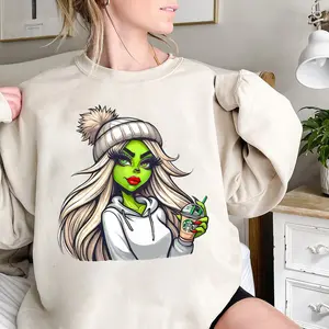 Grinmas Blonde Hair Shirt, Sweatshirt, Hoodie, Merry Grinmas TShirt, Funny Christmas Tee, Family Christmas Movie Shirt, Best Christmas Gift Ideas, Christmas Shirt