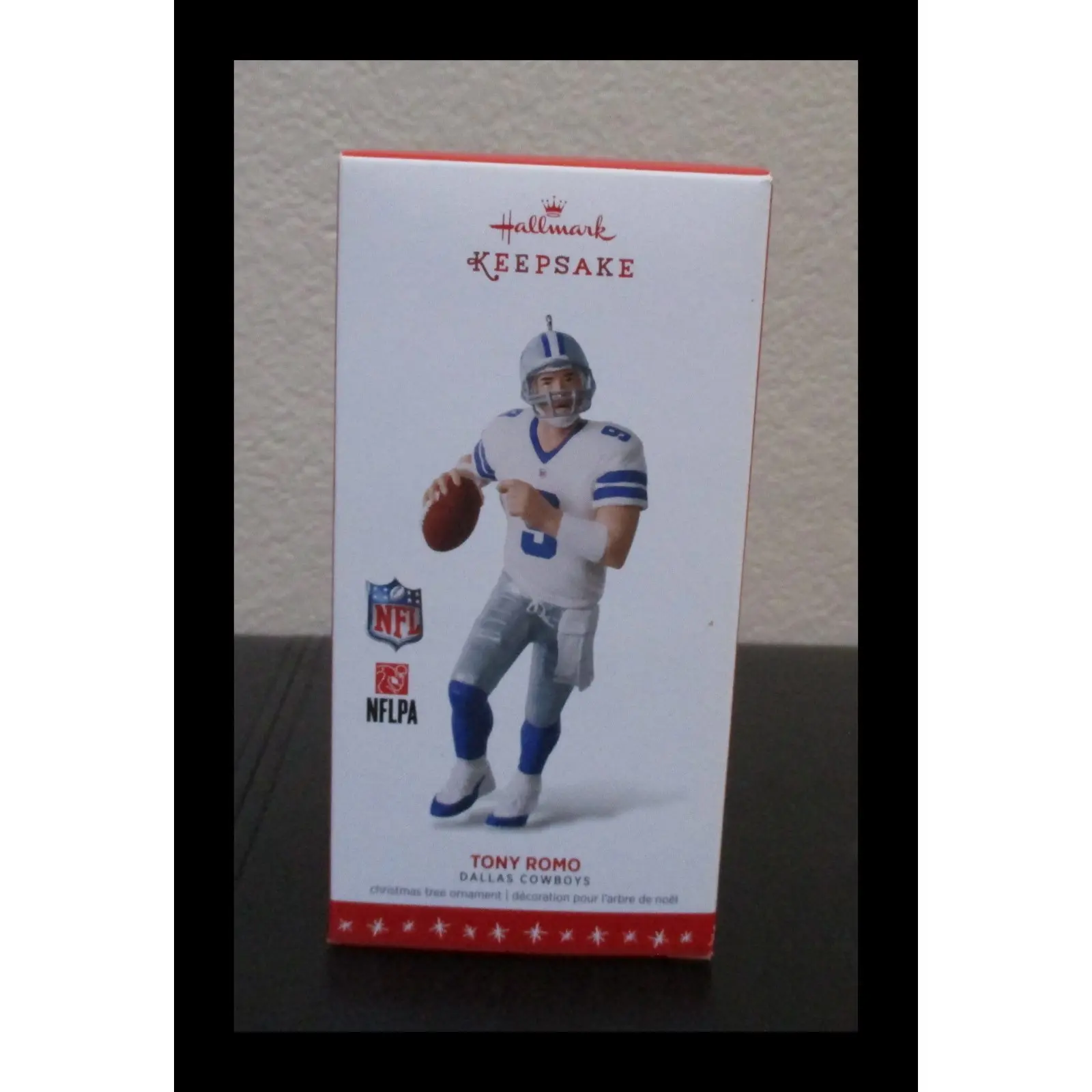 Hallmark Keepsake Ornament NFL Tony Tomo Dallas Cowboys 2016 NEW