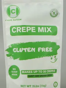 Crepe Nation 2lbs Gluten Free Flavor Crepe Mix