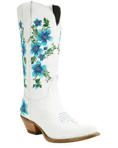 Dingo Women's Women'S Posie Western Boot Snip Toe - Di2344-Blu