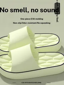 Eva Soft Sole Slippers for Men & Women, Summer Indoor Non-Slip Bathroom Shoes, Simple Home Cool Slip-Ons, Comfortable Indoor Footwear