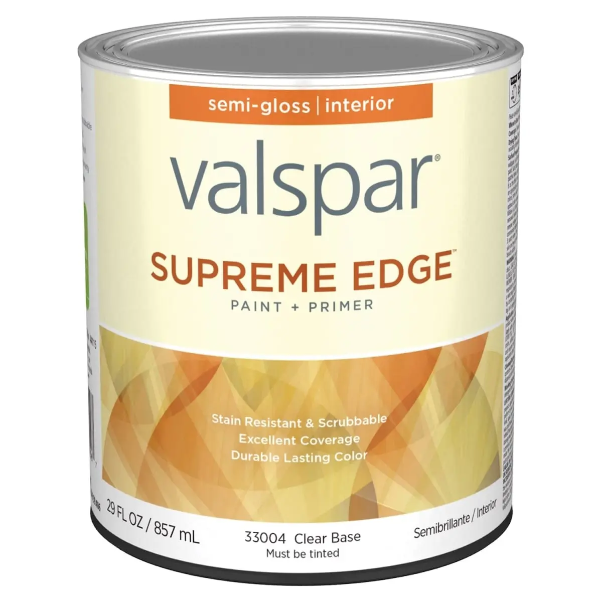 Valspar 028.0033004.005 1 qt. Supreme Acrylic Latex All Purpose Paint, Clear