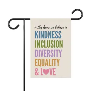Kindness Social Activist Liberal Flag, Kindness Garden Flag,Political Yard Flag,Feminist Flag,Progressive Flag,Inclusion Diversity Yard Flag