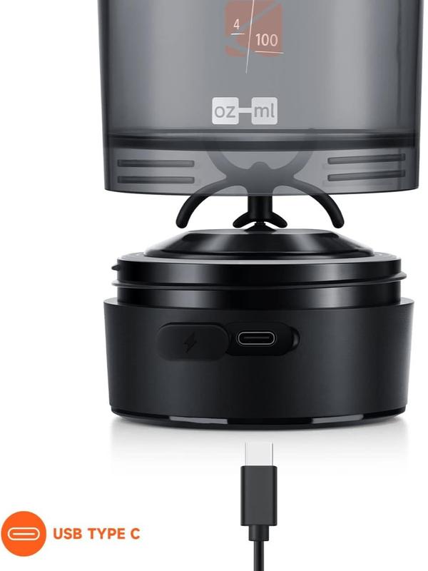 Electric Protein Shaker Bottle - USB Rechargeable Mixer Cup for Shakes and Meal Replacements, BPA-Free Tritan, 24oz