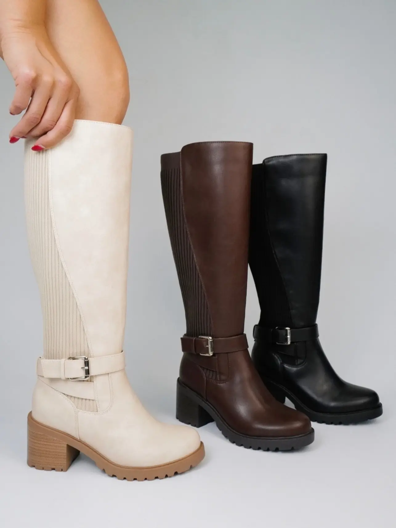 Natalia- Wide Calf Friendly-Boots