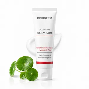 All-In-One Daily KORIDERM Cream / Moisturizing Face Cream with Centella Asiatica (Cica) & Hyaluronic Acid Smooth Facial Skin Repair Skin Repair Hydrating