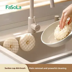 FaSoLa Kitchen Sponge Scrubber 3D Honeycomb Dish Washing Brush Double Sided Cleaning Sponge for Dishes Home Cleaning
