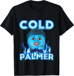 Cold Palmer Meme, Fun Meme T-Shirt Pure Cotton Graphic Tees: Unisex Gifts for Men Menswear Soft