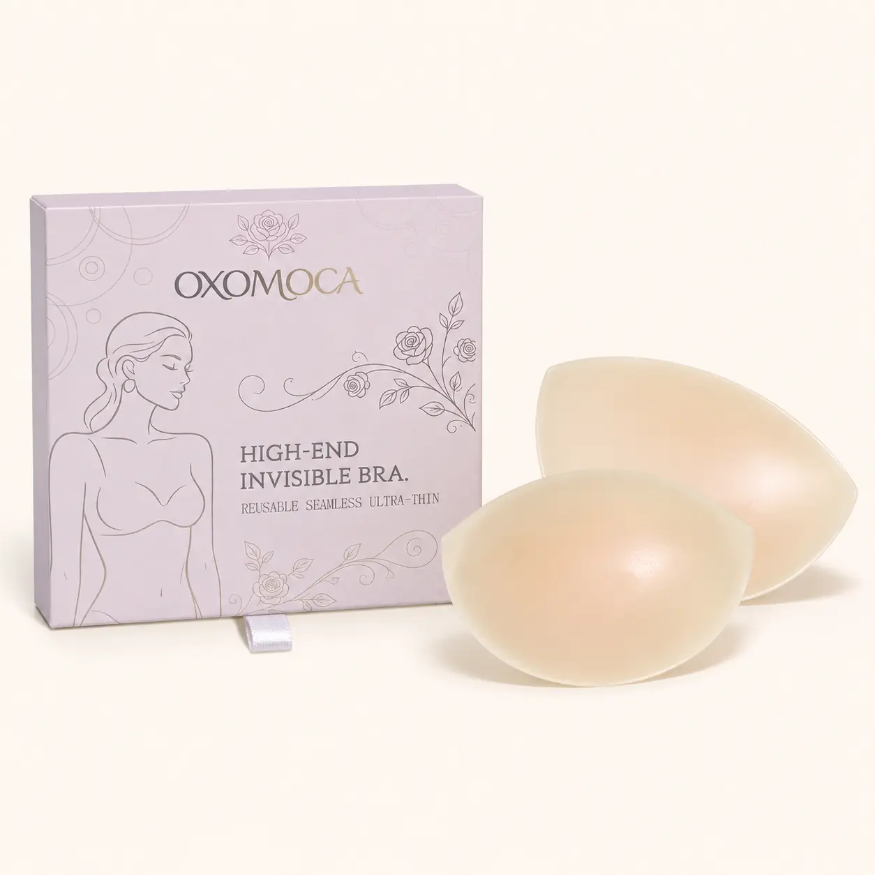Teardrop Shape Nipple Covers for Women | Ultra Thin Silicone Breast Covers, Seamless Invisible Reusable Pasties, Natural Look Covers for Dresses, Backless & Strapless Outfits