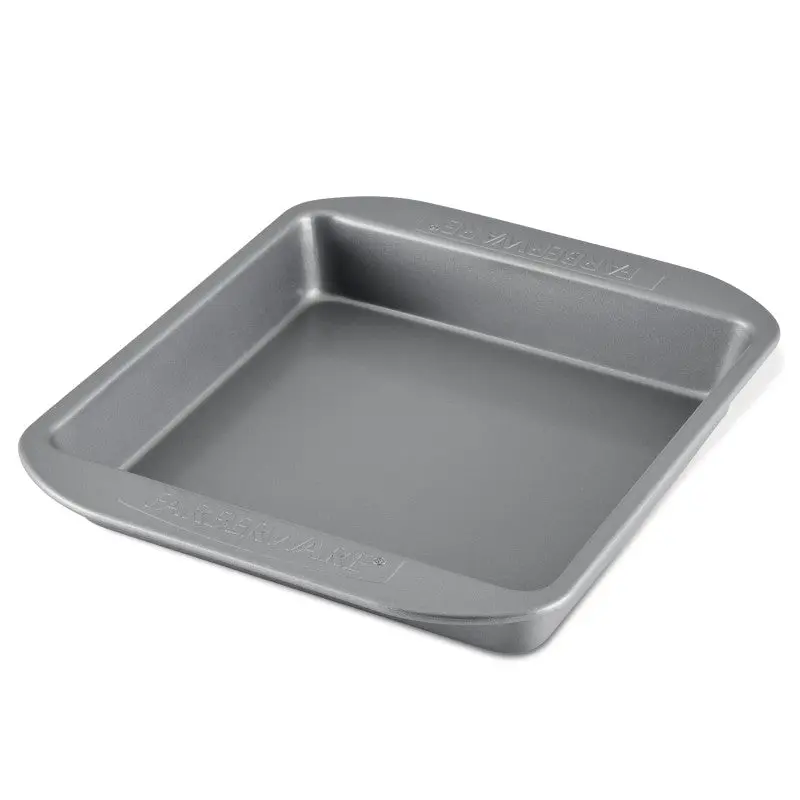 Farberware Nonstick 9-Inch Square Cake Pan for Even Heating & Easy Cleaning Tin Baking Dish