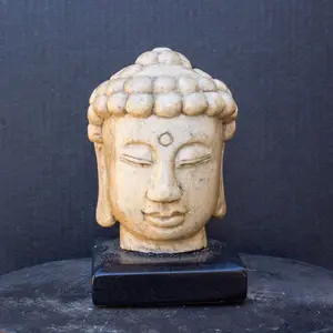 Soapstone Carved Buddha Statue - Religious Home Decor Ornaments