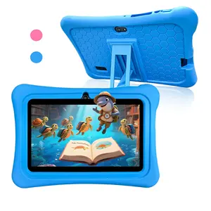 7-inch Educational Kids Tablet with Parental Controls - Android 12, Dual Camera  | Perfect Christmas & Birthday Gift for Children  | Includes Shockproof Case & Preloaded Learning Apps,Best Gift for Boys & Girls