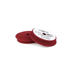 BUFF AND SHINE EdgeGuard Foam Pad, Maroon, Medium Cut, 5" (2 pack)