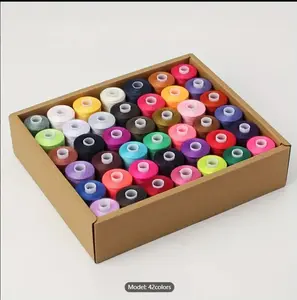 42 Spools/set Multicolor Polyester Sewing Threads, 42 Colors, 1000 Yards 402 Polyester Sewing Thread DIY Sewing Accessories