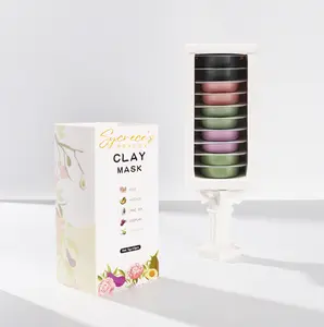 Travel Size Deep Cleansing Facial Clay Mask Pods (10 Capsules) Moisture Moisturize Skincare Avocado