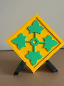 4th Infantry Division Patch Display
