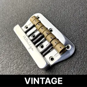 AlBridge MMSV18 Vintage Bridge For MusicMaster Short-Scale Direct Replacement 18mm String Spacing