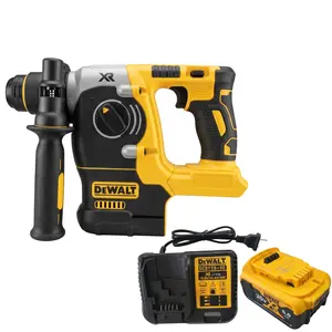 DEWALT DCH273 26mm Rotary Hammer for Concrete Drilling and Masonry Work, Designed for Heavy Duty Hole Making and Chipping Tasks, Featuring 0-950r/min No-Load Speed with 0-3600 Impacts/min for Professional Construction Use