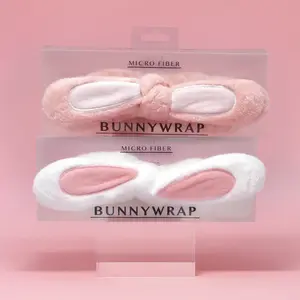 Double the Fluff Microfiber Bunnywrap Headband Duo