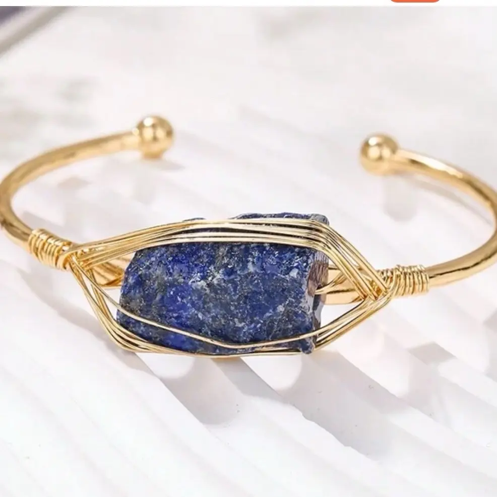 Harmony Aura Healing Stone Bracelet for Balancing Energy and Promoting Wellness - Natural Crystal Bracelet and Anklet