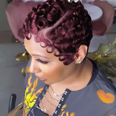 Partial Pixie Cut Quick Weave Shaved Side TikTok Shop