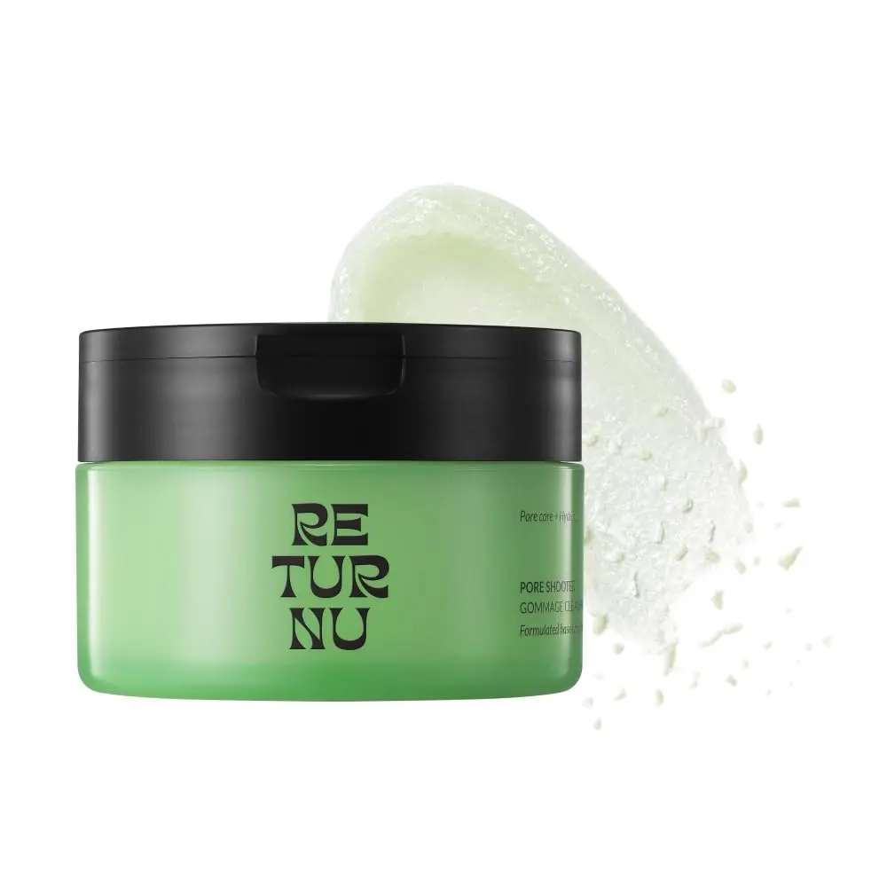 Vegan Korean Gommage Peeling Cleansing Balm - All-in-1 Makeup Remover, Cleansing Oil & Pore-Unclogging Facial Cleanser for Blackhead Reduction