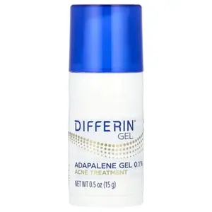 Differin Acne Treatment Gel, 30 Day Supply, Retinoid Acne Treatment for Face with 0.1% Adapalene, Healthcare Therapeutic