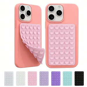 2/1Pcs Silicone Suction Phone Case Mount,Phone Suction Grip,Sticky Phone Grip, Adhesive Phone Stand Sticky For Cell Phone
