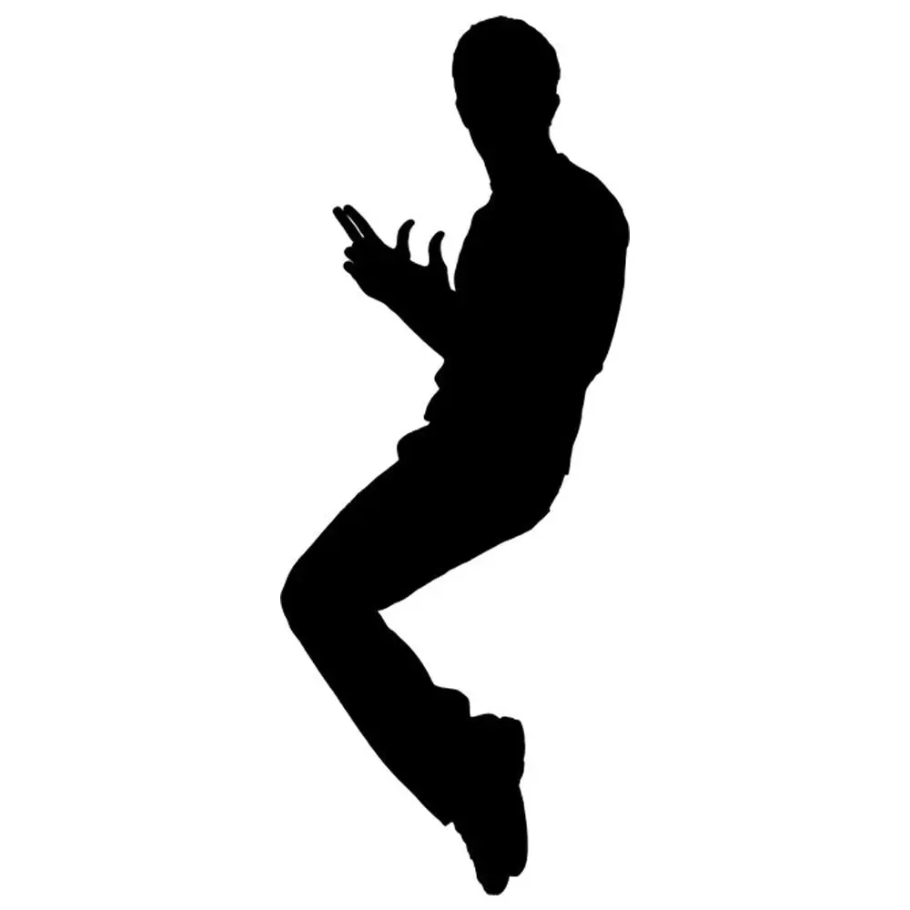 Dancing Silhouette 02 Male Stencil by Crafty Stencil