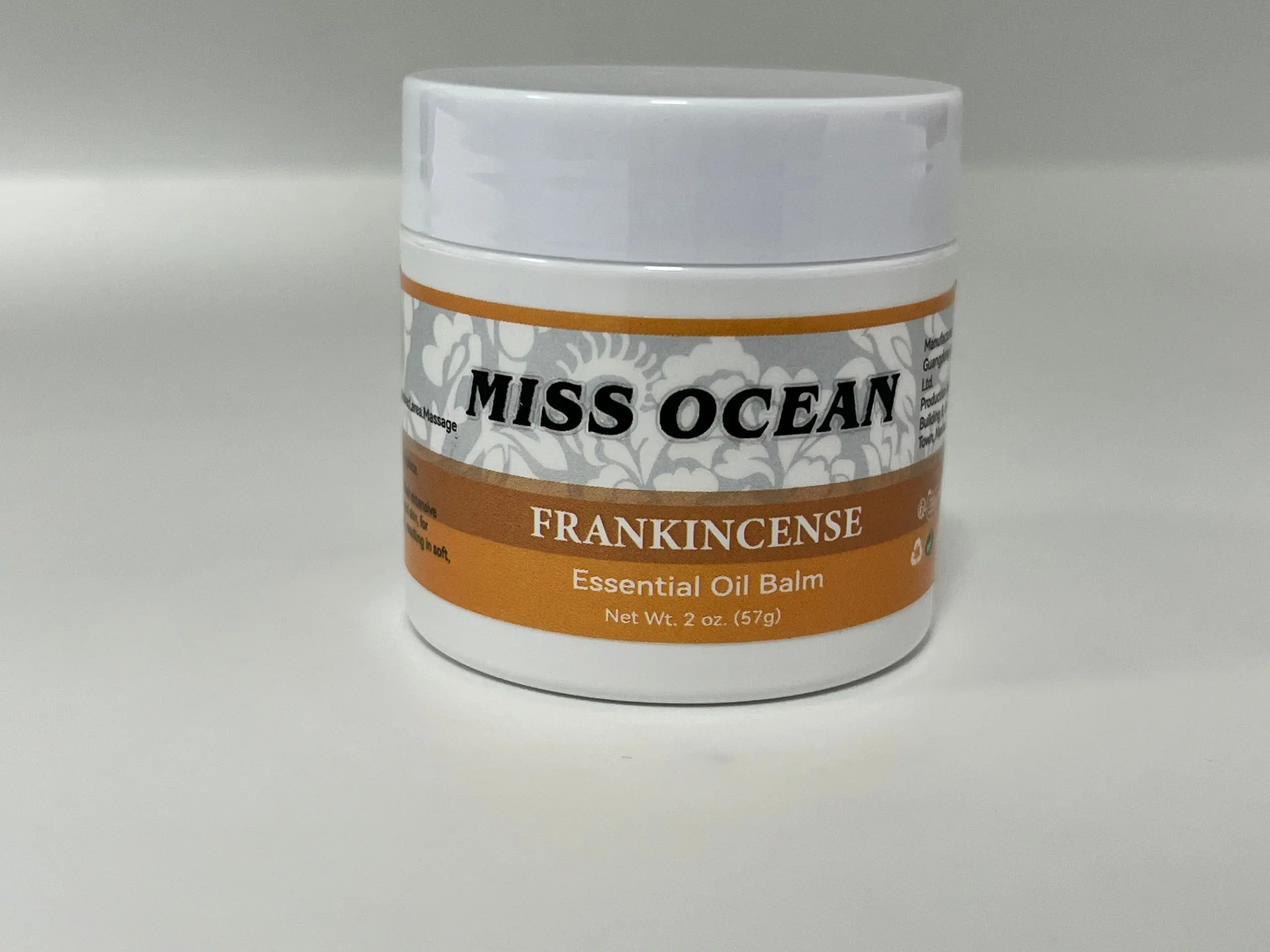 MISS OCEAN Essence Oil Frankincense Balm, Frankincense Balm for Glowing Skin Deep Moisture,2oz Body Care Moisturizer
