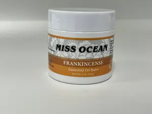 MISS OCEAN Essence Oil Frankincense Balm, Frankincense Balm for Glowing Skin Deep Moisture,2oz Body Care Moisturizer