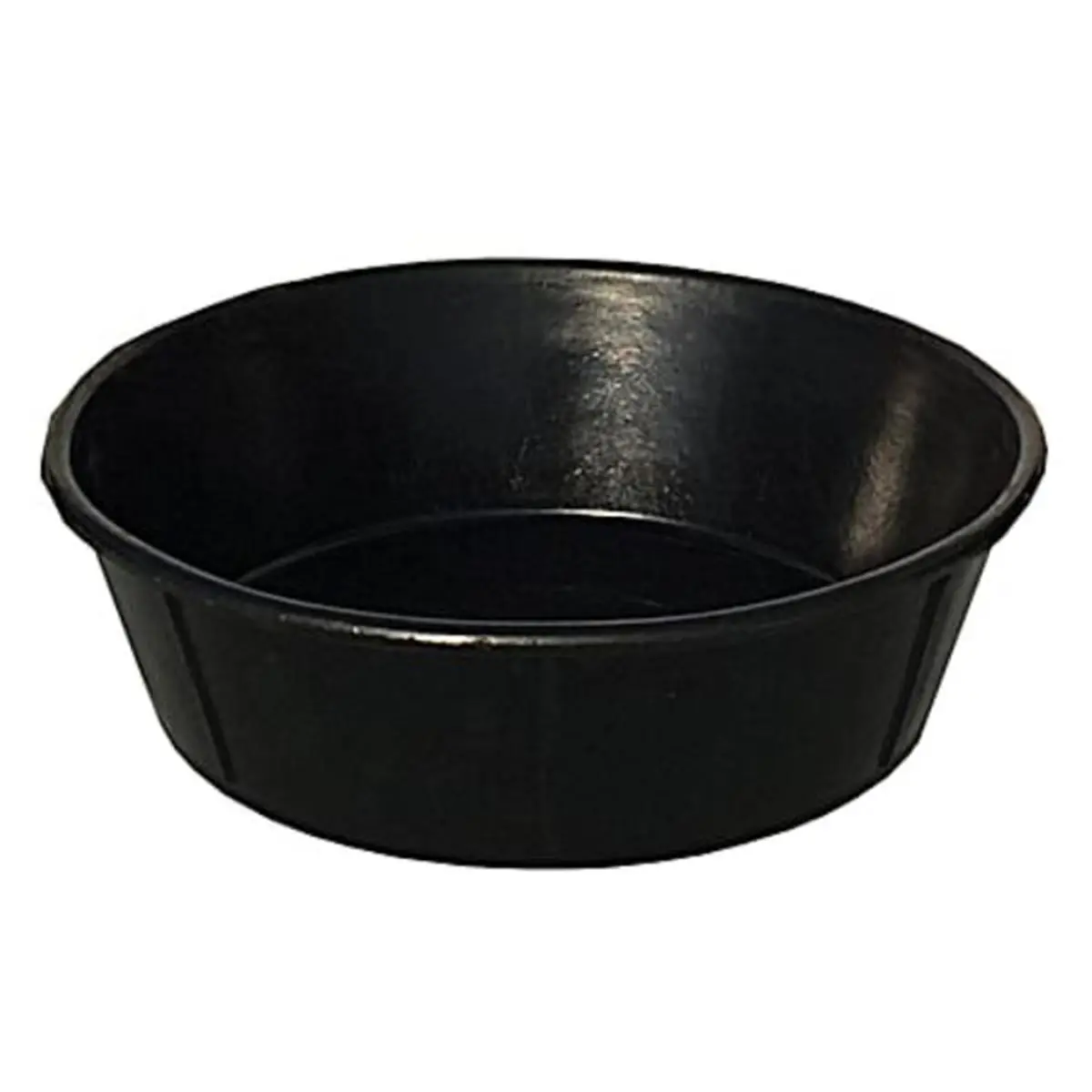 Tuff Stuff Products RBF-9 Rubber Round Feeder, 9 Qt., 3 Lbs., Crack-Resistant, Freeze-Proof, All-Seasons Farm Animal & Poultry Feeding Tool for Smaller Jobs