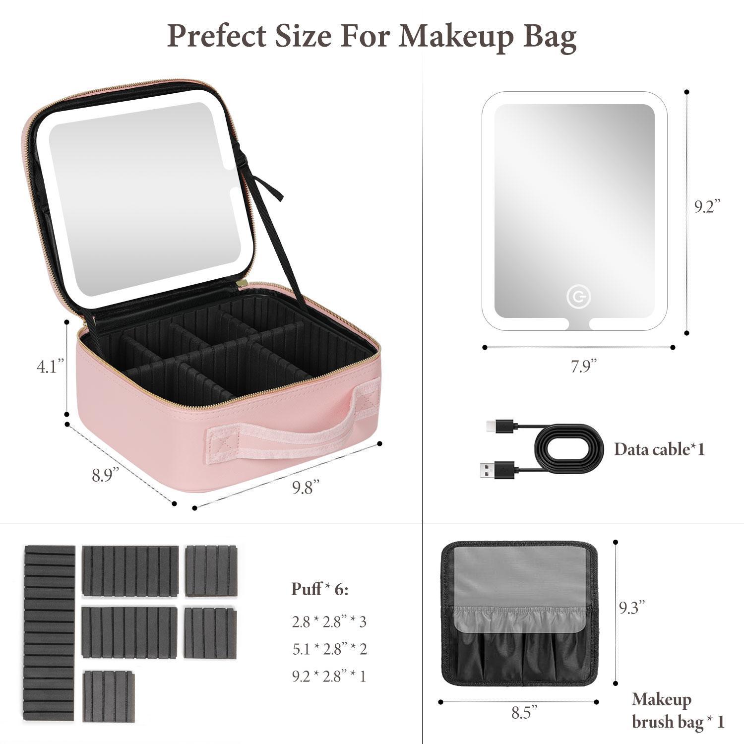 Portable Makeup Bag Colorful Matte Waterproof, TikTokShopBlackFriday Customizable Storage, Perfect for Travel  Makeuporganizer  Pouch, Made for Girls on the Go Zipper