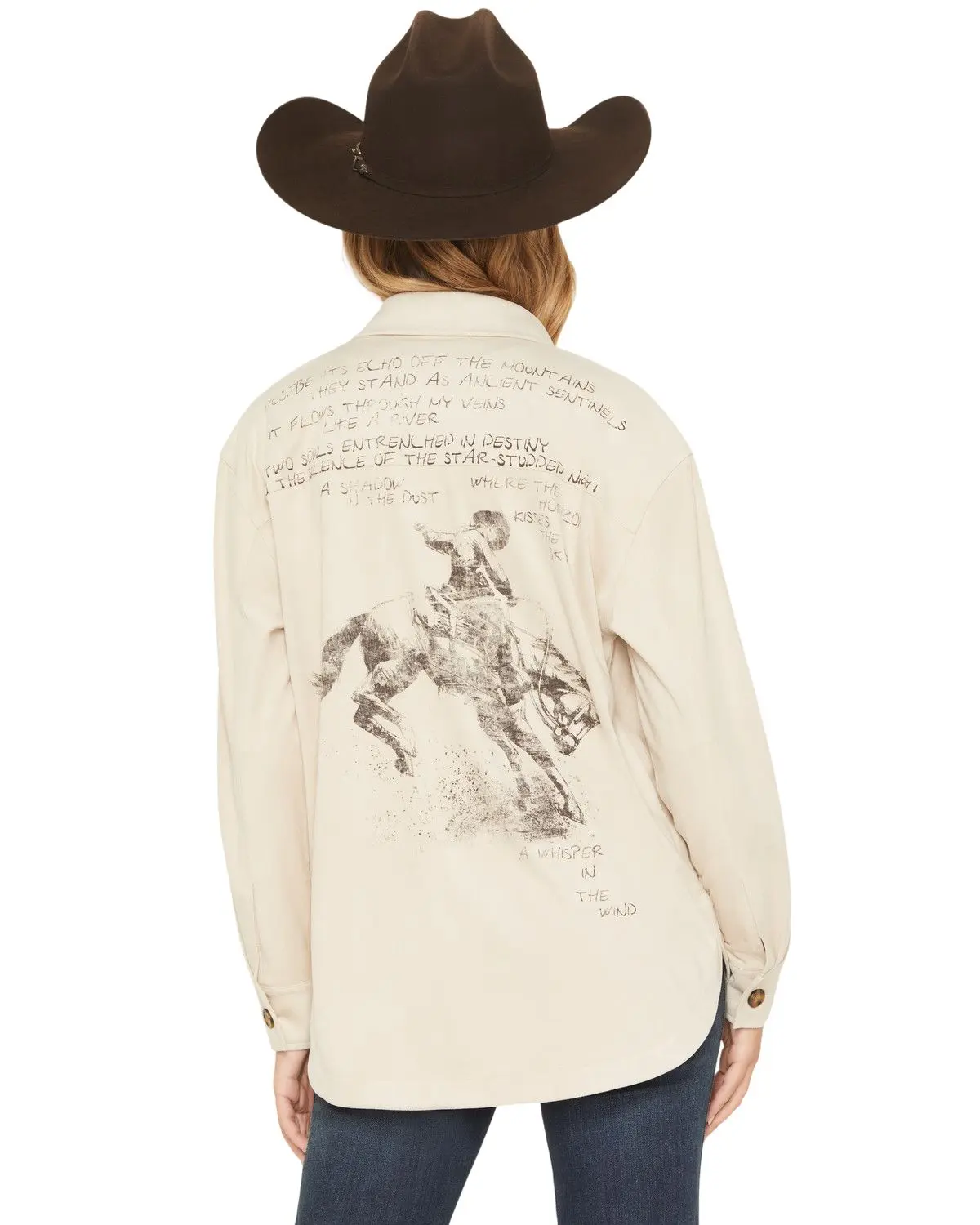 Shyanne Women's Women'S Scotty Button-Down Faux Suede Icon Shacket - Srho25k68-Oat