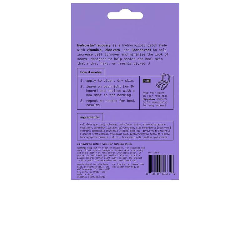 Starface Recovery Hydro-star Pimple Patches