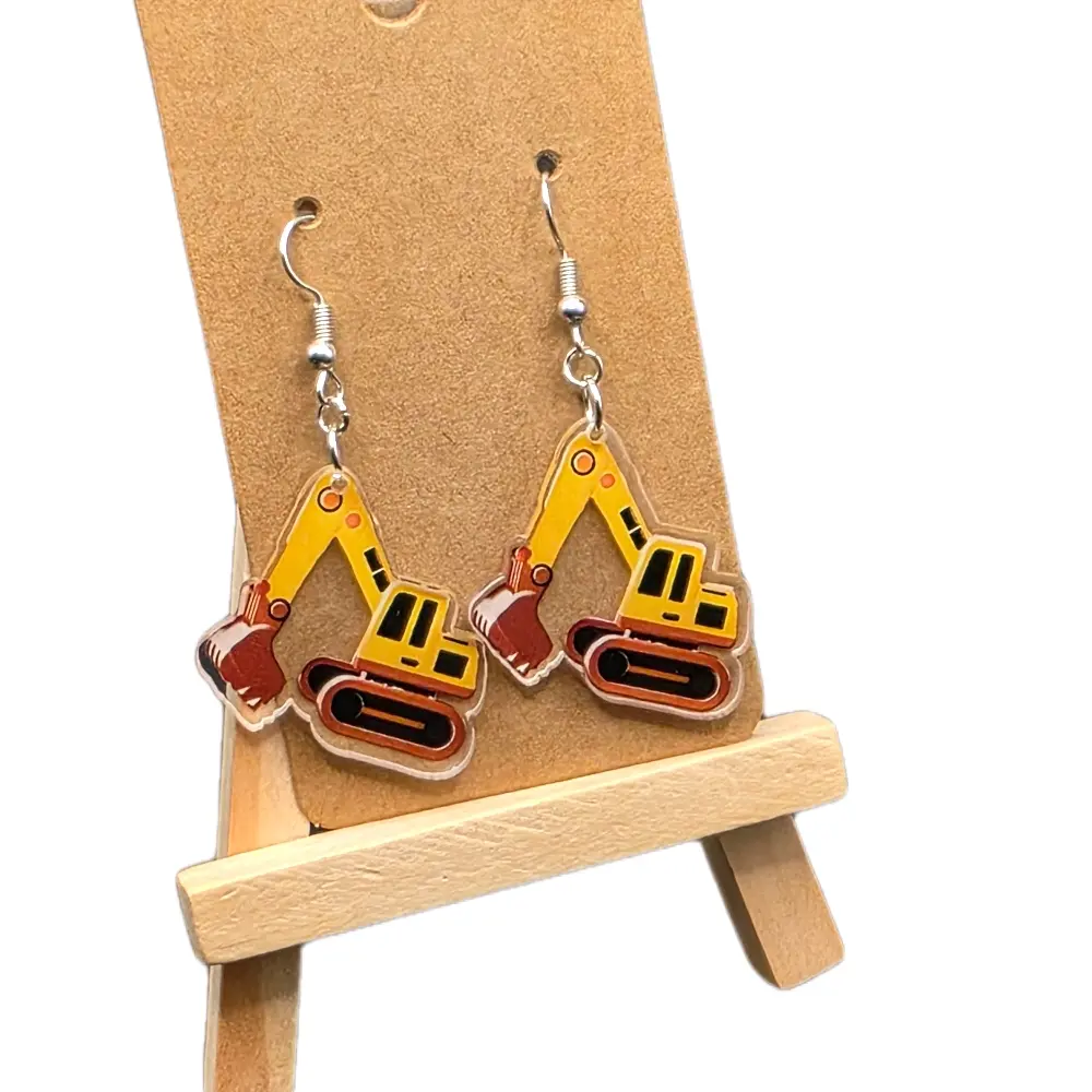 Fashion Earrings, Unisex Excavator Earrings, Stylish Costume Jewelry for Female Women