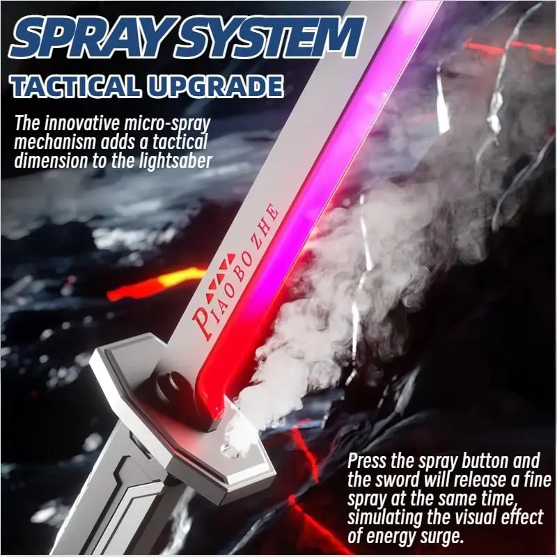 Sparkblade Sword with Sparks Smoke 7-Color LED Lighting Effects