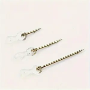 20PCS Carp Fishing with Silicone Ring Straight Handle Hook Bait Screw Sting Fish Bait Hook Fishing Gear Accessories