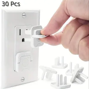 30/60pcs US Outlet Covers - Youngsters Proofing Outlet Covers Youngsters Safety Electric Plug Protectors to Prevent Power Shock