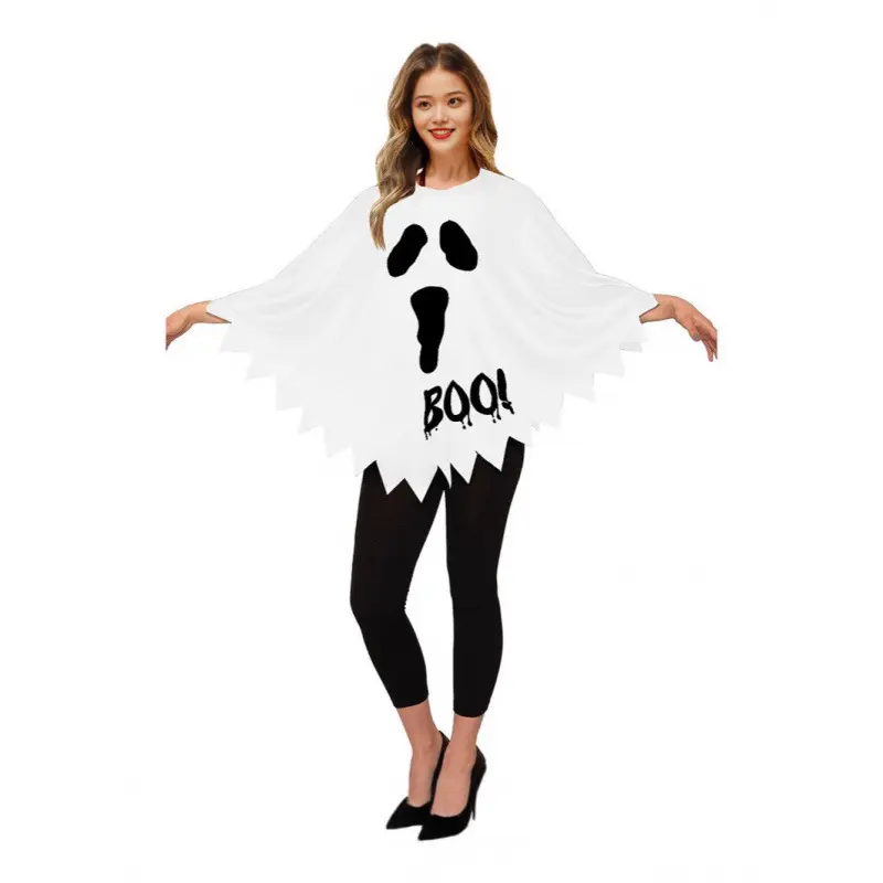 Halloween Women's Costume Vampire Role Play Stage Performance Party Outfit Spider Cape COS Costume