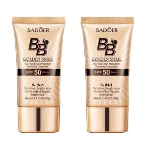 High-Coverage waterproof snail BB cream - matte finish, long-lasting moisturizing and oil control, creates a natural makeup look, refreshing and non-greasy, perfect for makeup beginners
