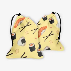 Pixel Sushi Dice Bag