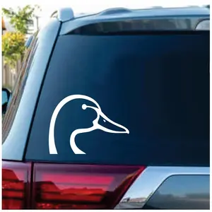 Duck Head Hunting Window Decal Sticker