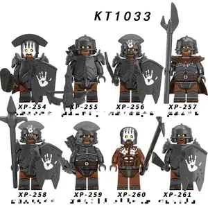 Guards, building blocks, figures, toys, mini figures, humanoid dolls, toys, birthday gifts of Lohan knights in the Middle Ages.