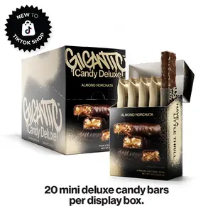 Almond Horchata Dark Chocolate Mini Candy Bars (20 Count) Display Box – Candy Deluxe by Gigantic