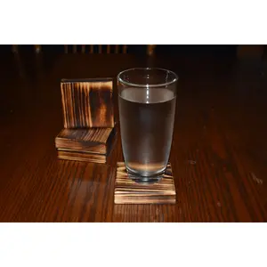 Handmade Wooden Coasters Set of 4