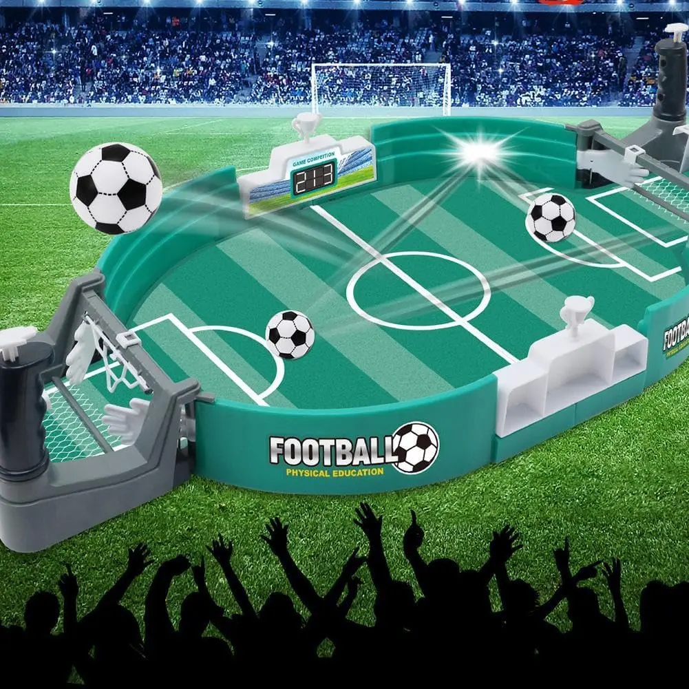 [Parent-child Interaction] Necessary For Family Gatherings, Kid's Table Football with 2 Balls Two-player Battle Table, Educational Board Game Football Two-player Game, Two-person Toy Gift, The Best Gift For Kids
