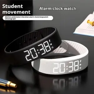 New Multifunctional Unisex Digital Electronic Sport Watch withClock, Pedometer, Timer and Night Light, WearableFitness Tracker, Holiday Gift