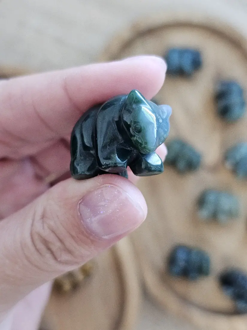 Mini Bear Crystal Carving Mini Bear Crystal Carving